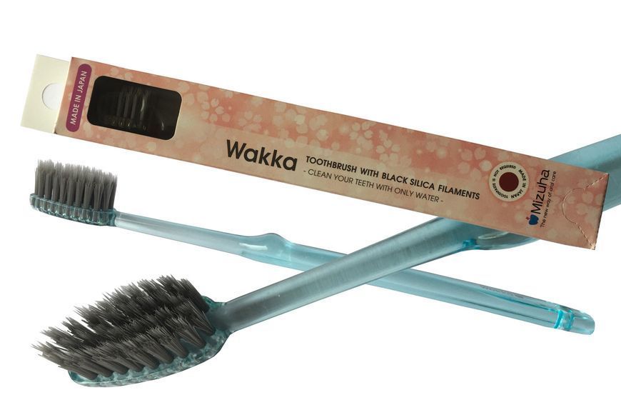 Зубная щетка Wakka для взрослых Голубая Mizuha 94198 фото
