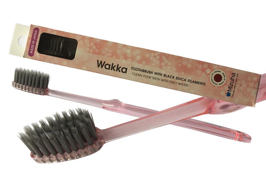 Зубная щетка Wakka для взрослых Розовая Mizuha 94199 фото