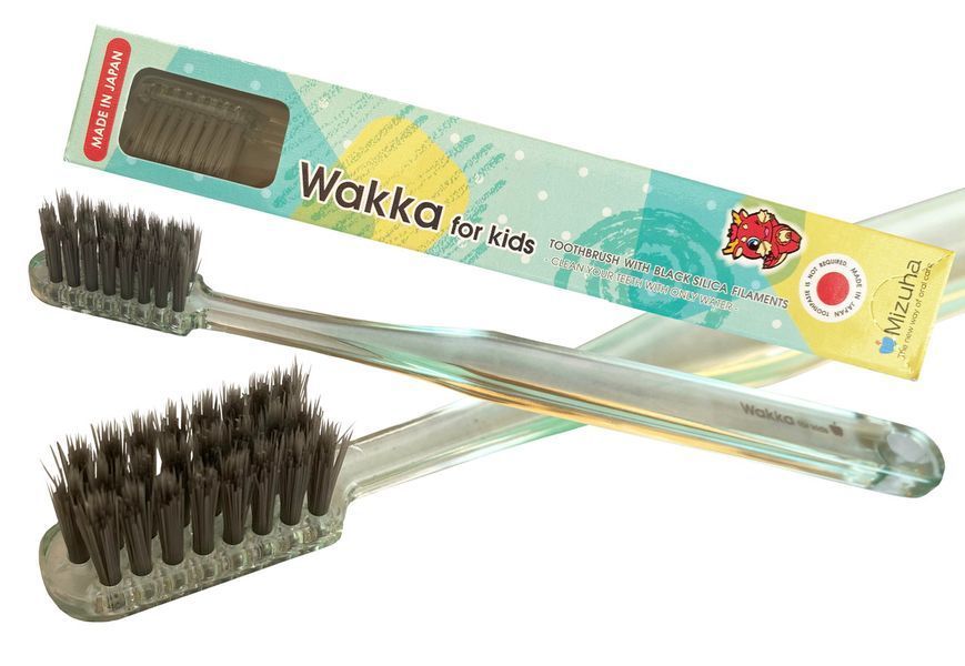 Зубна щітка Wakka for&nbsp;Kids для дітей Зелена Mizuha 94194 фото