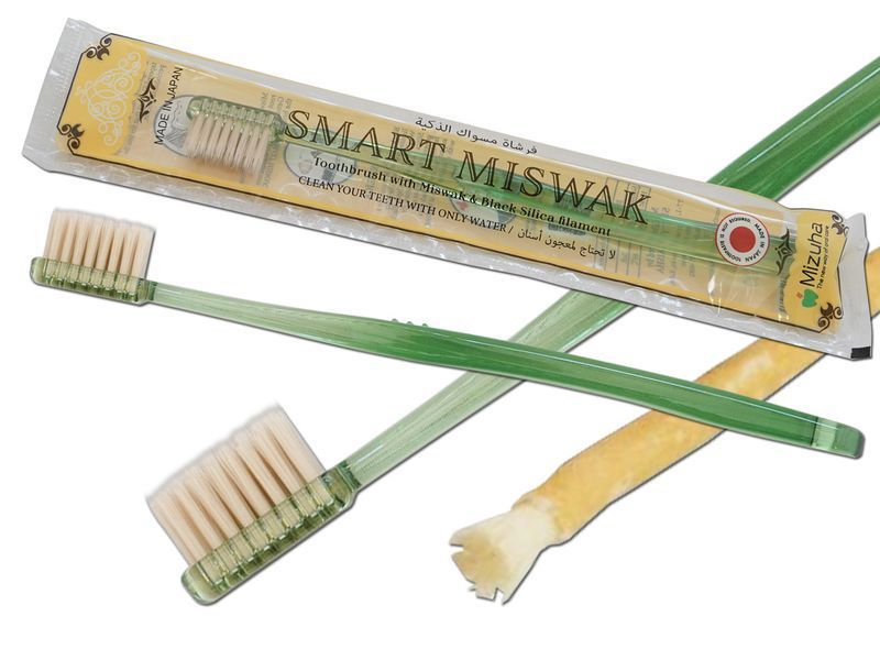 Зубна щітка Smart Miswak Зелена Mizuha 94151 фото
