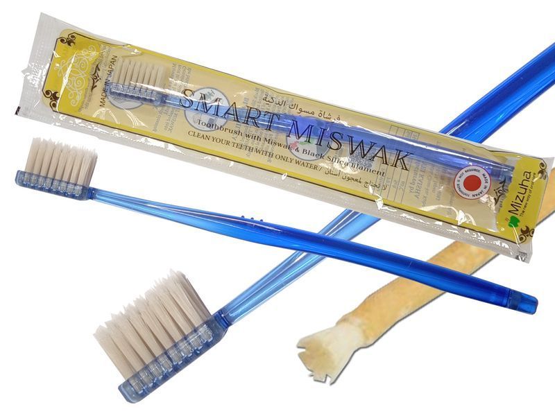 Зубна щітка Smart Miswak Блакитна Mizuha 94153 фото