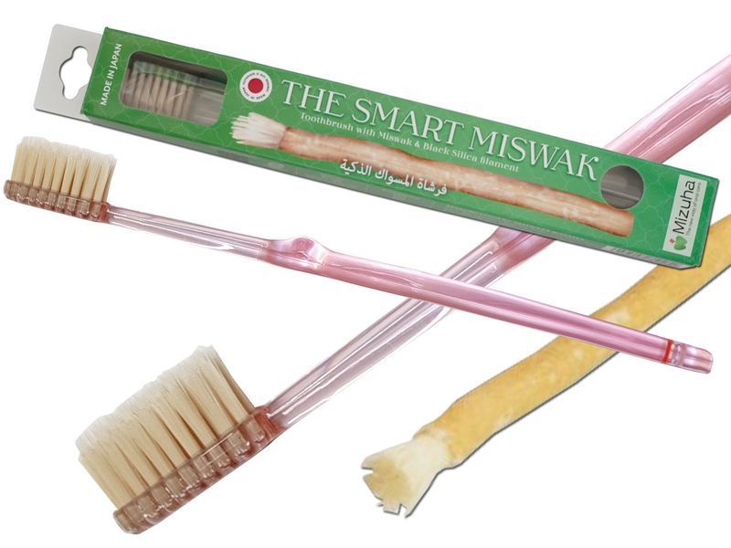 Зубна щітка The Smart Miswak Рожева Mizuha 94162 фото